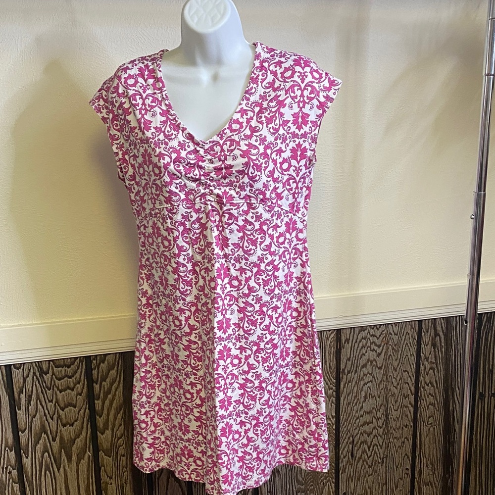 Title Nine Pink and White Floral Dress